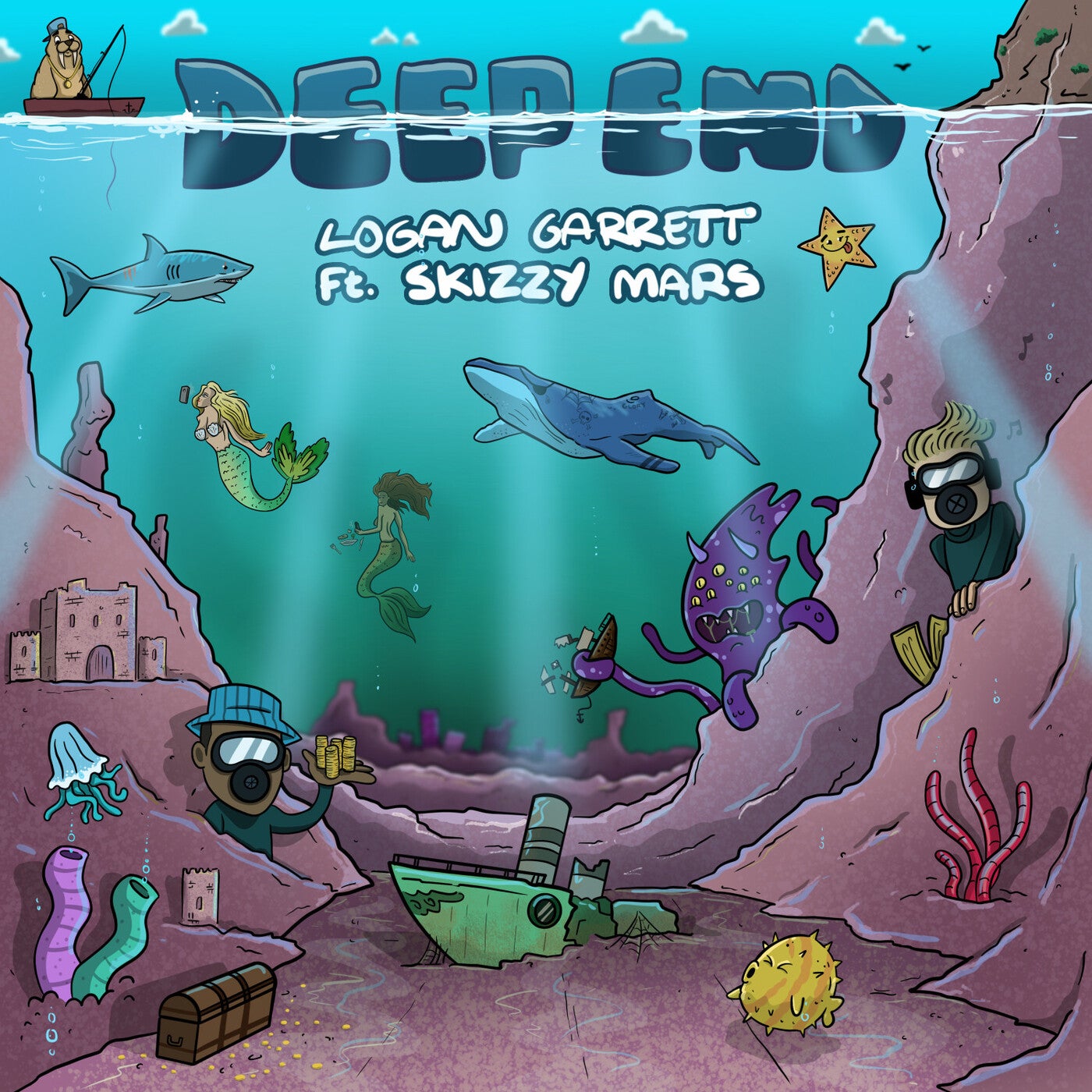 Cover - Skizzy Mars, Logan Garrett - Deep End (Original Mix)