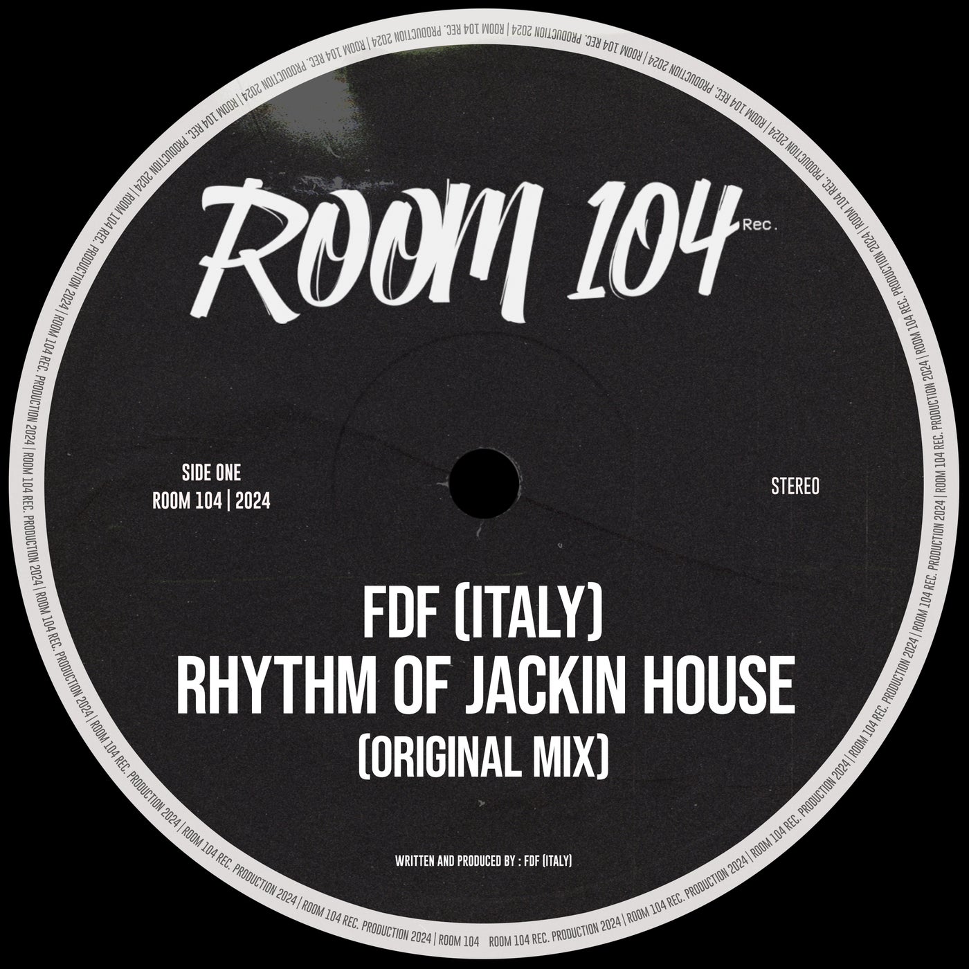 Cover - FDF (Italy) - Rhythm Of Jackin House (Original Mix)