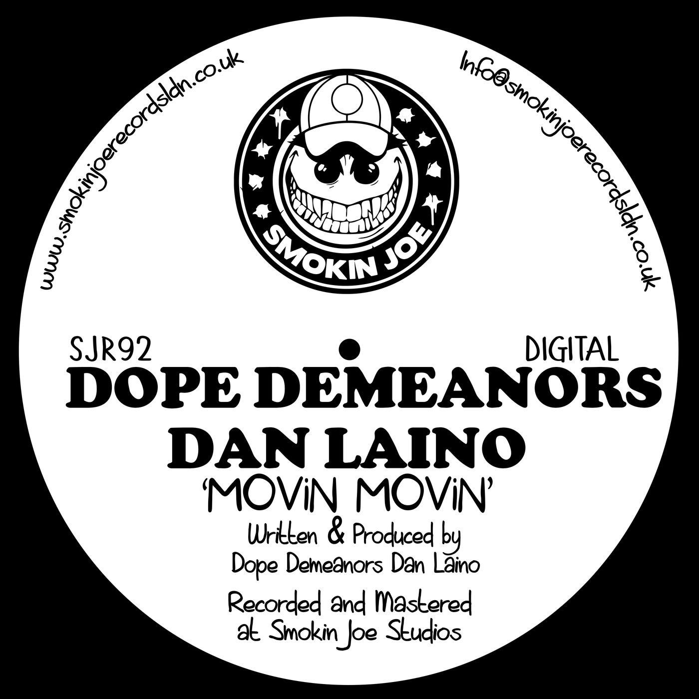 Cover - Dan Laino, Dope Demeanors - Movin-Movin (Garage Mix)