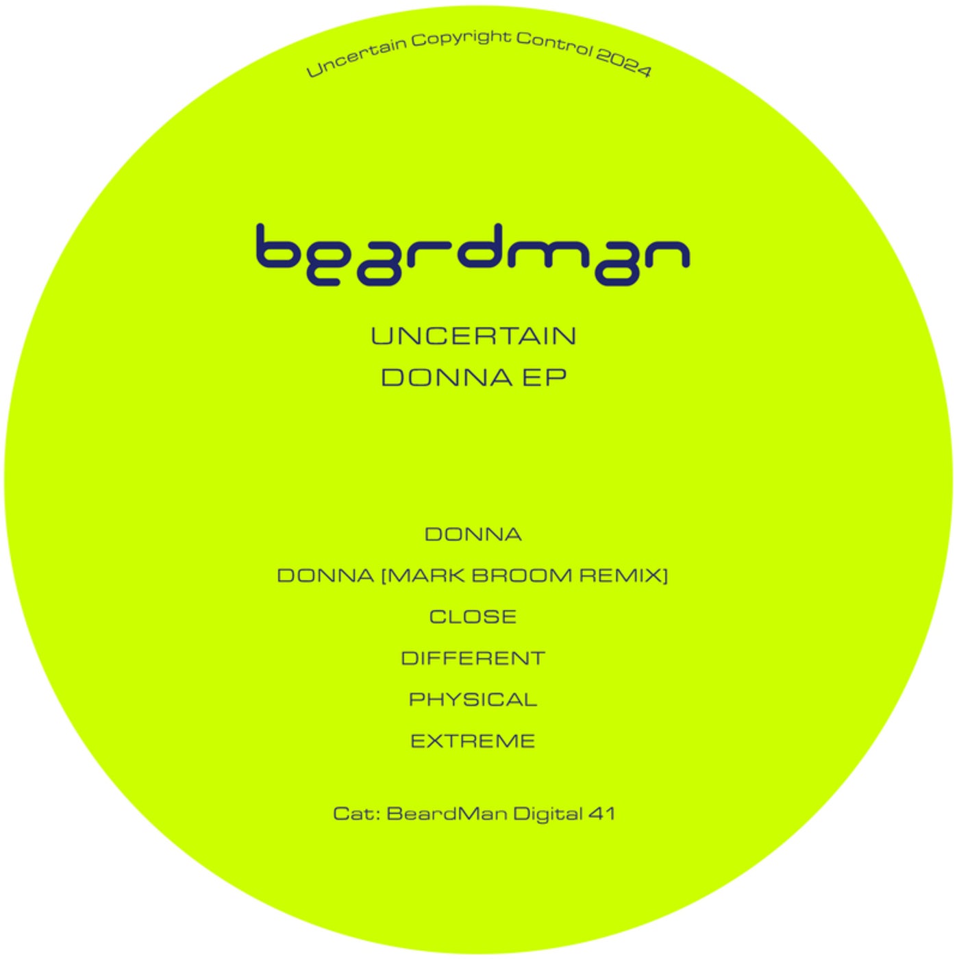 Cover - Uncertain - Different (Original Mix)