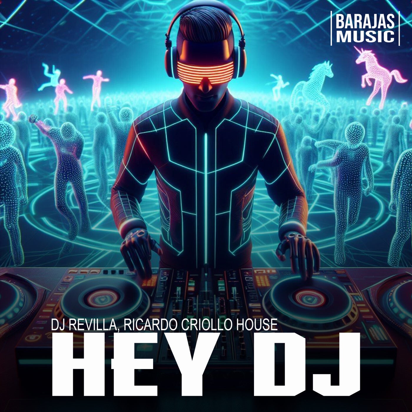 Cover - Ricardo Criollo House, Dj Revilla - Hey Dj (Original Mix)