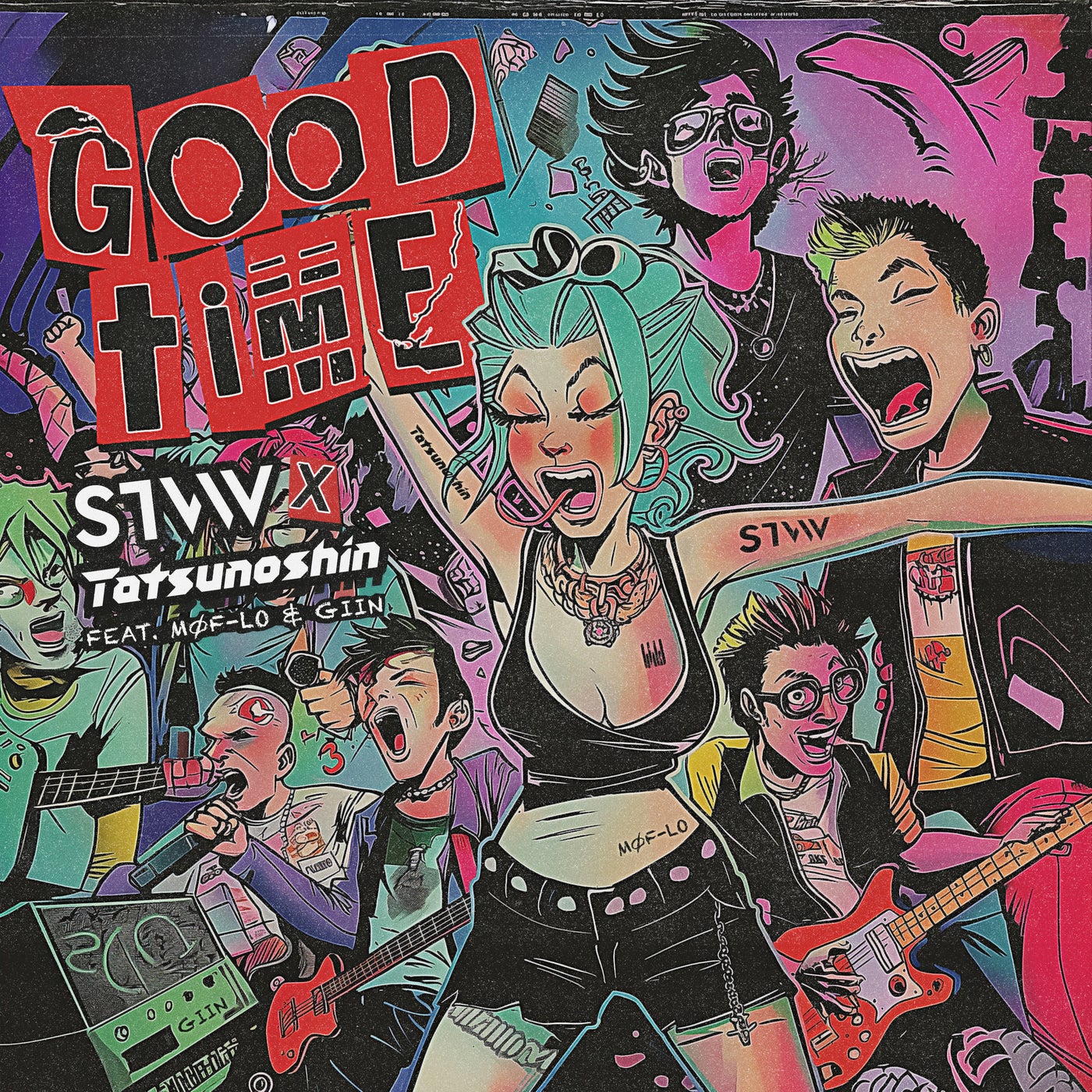 Cover - STVW, Giin, Tatsunoshin, Møf-Lo - Good Time (feat. Møf-Lo & Giin) (Extended Mix)