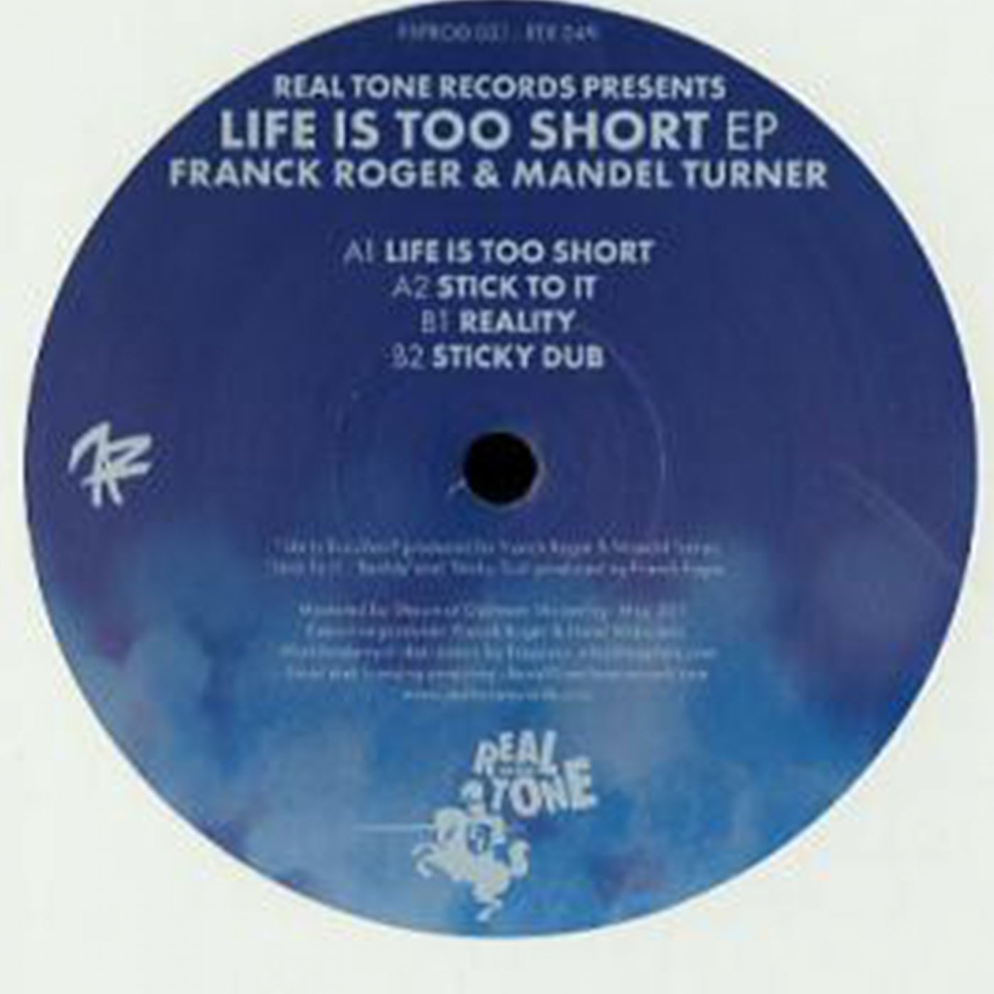 Cover - Franck Roger, Mandel Turner - Life is Too Short (Original Mix)