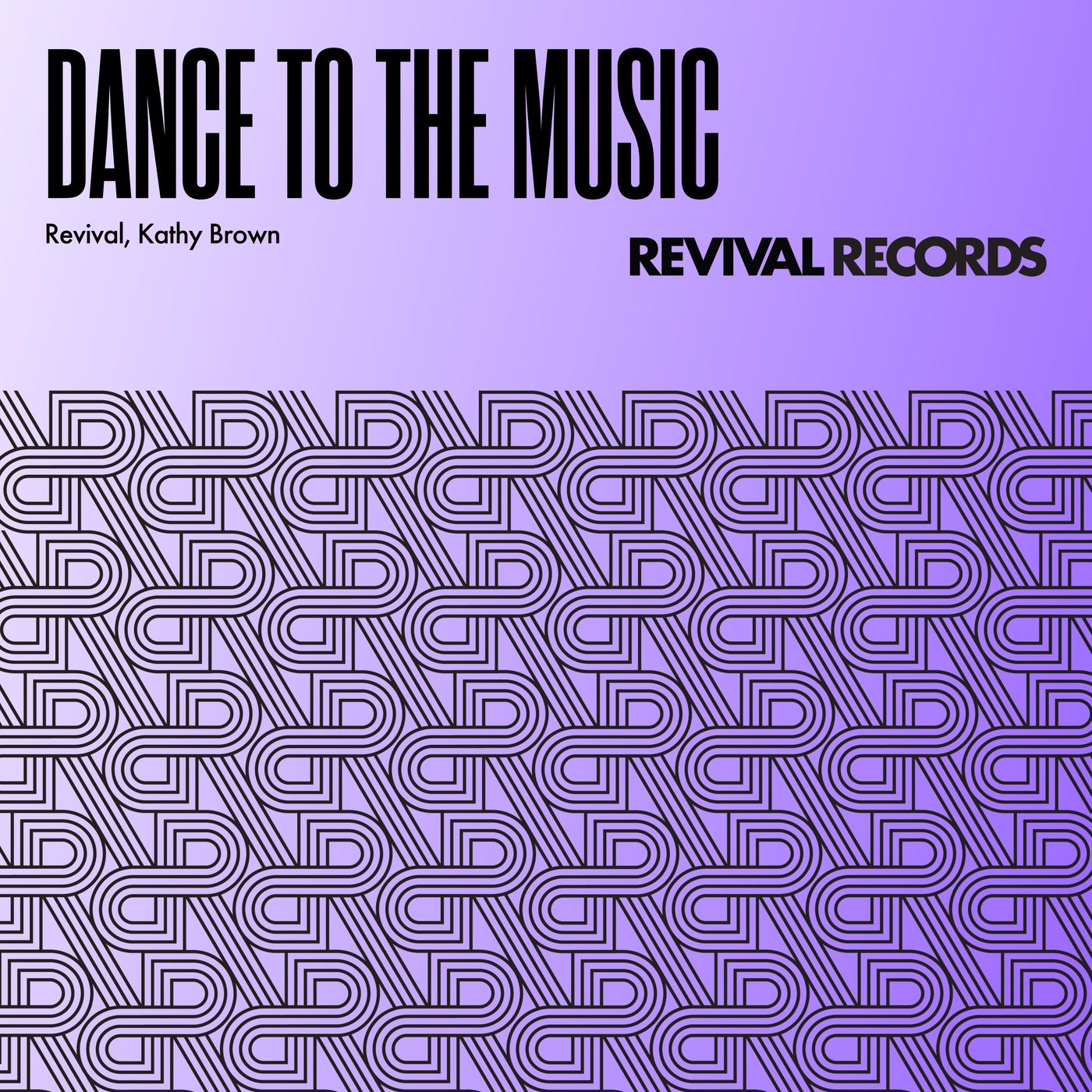 Cover - Kathy Brown, Revival - Dance To The Music (Extended)