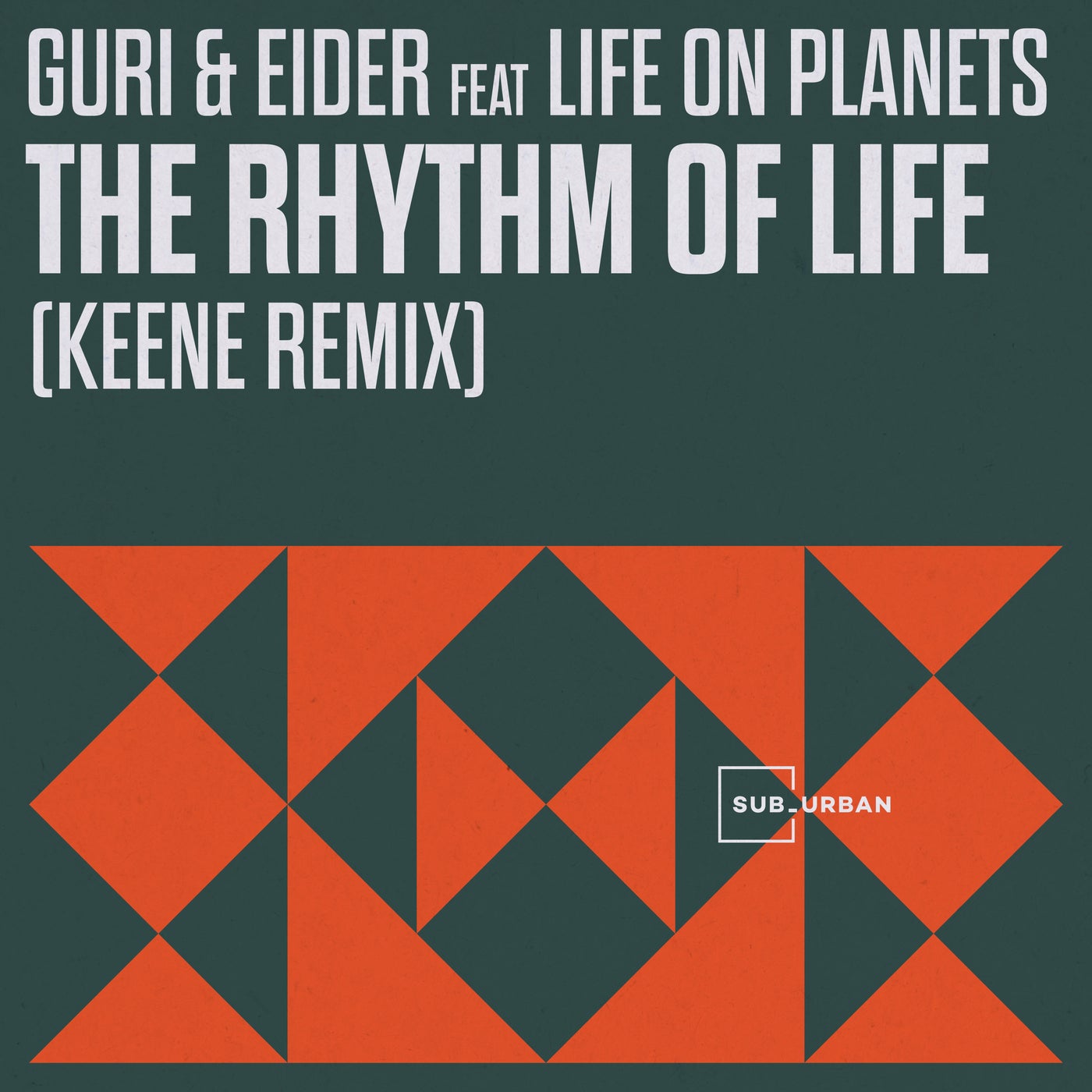 Cover - Guri, Eider, Life on Planets, Guri & Eider - The Rhythm of Life (KEENE Remix)