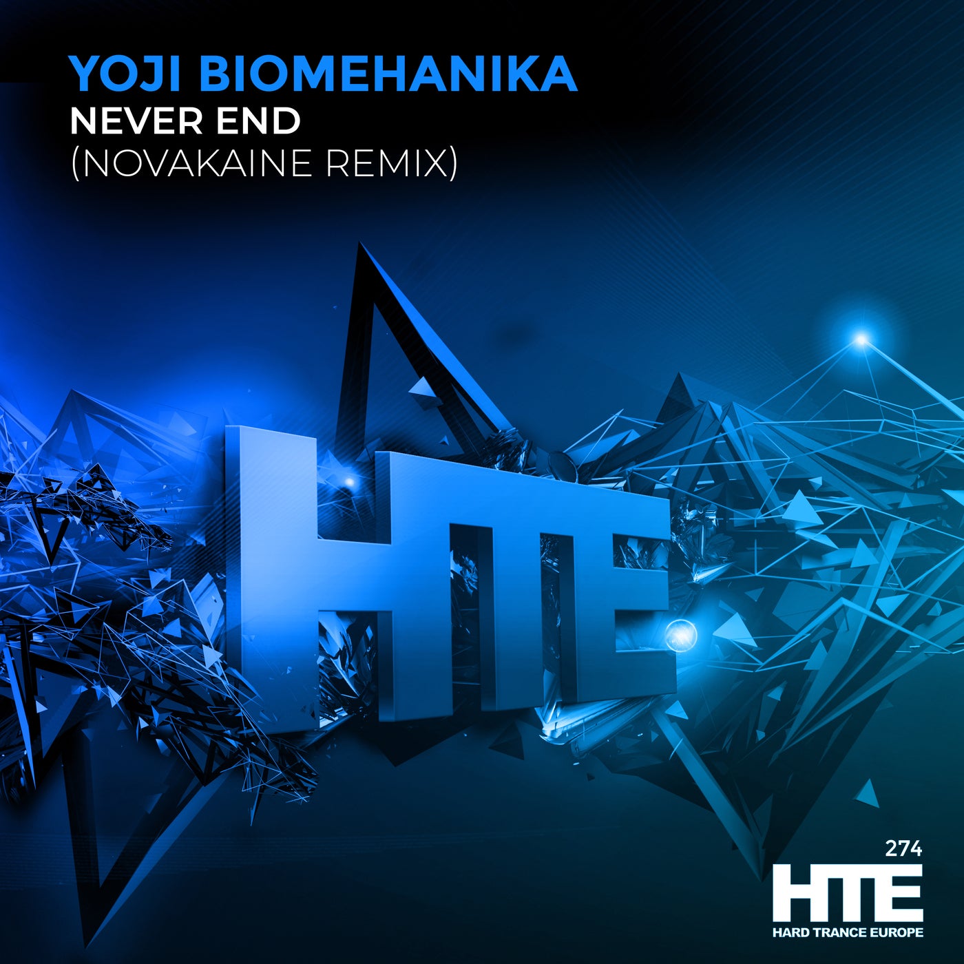 Cover - Yoji Biomehanika - Never End (Novakaine Extended Remix)