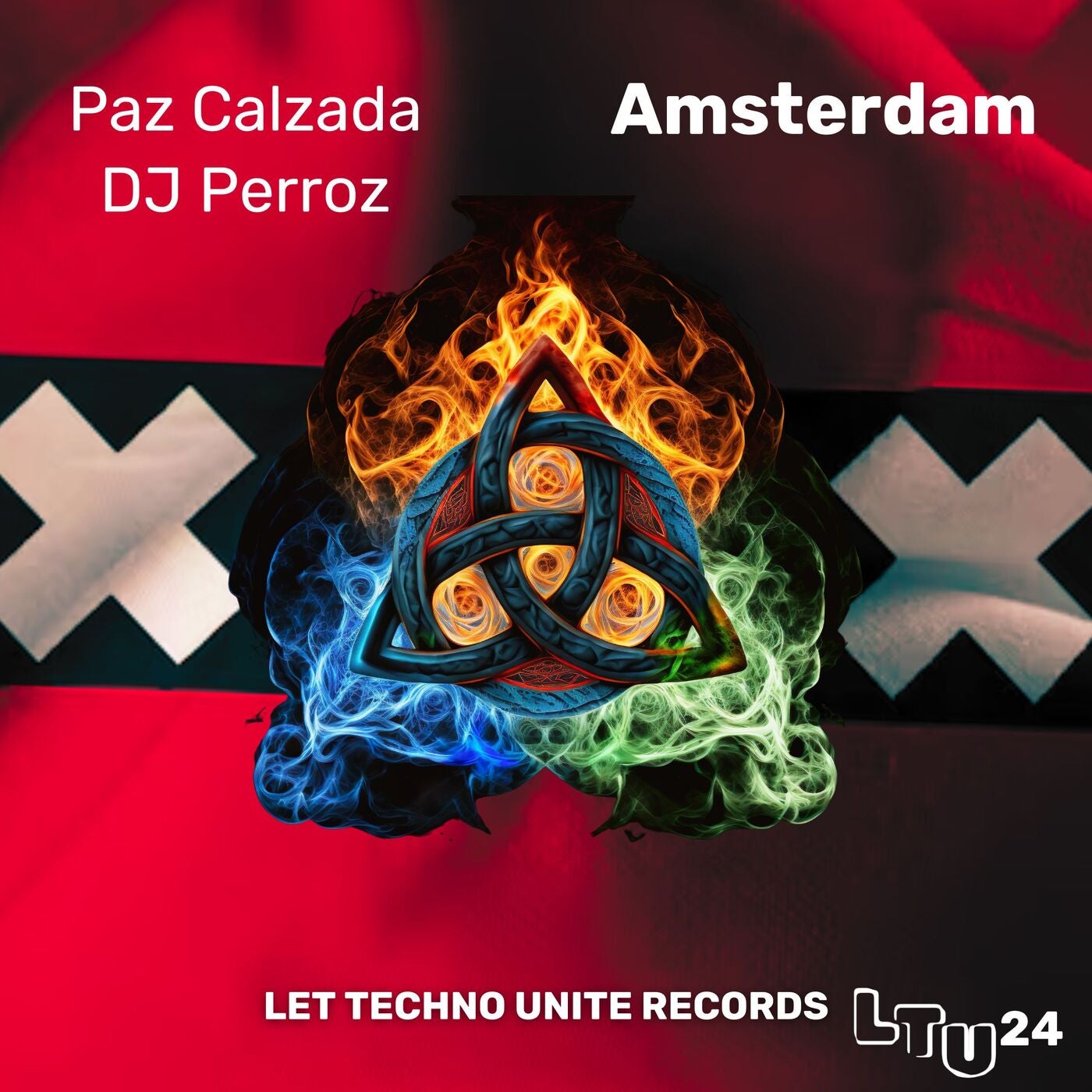 Cover - Paz Calzada, Dj Perroz - Red (Original Mix)